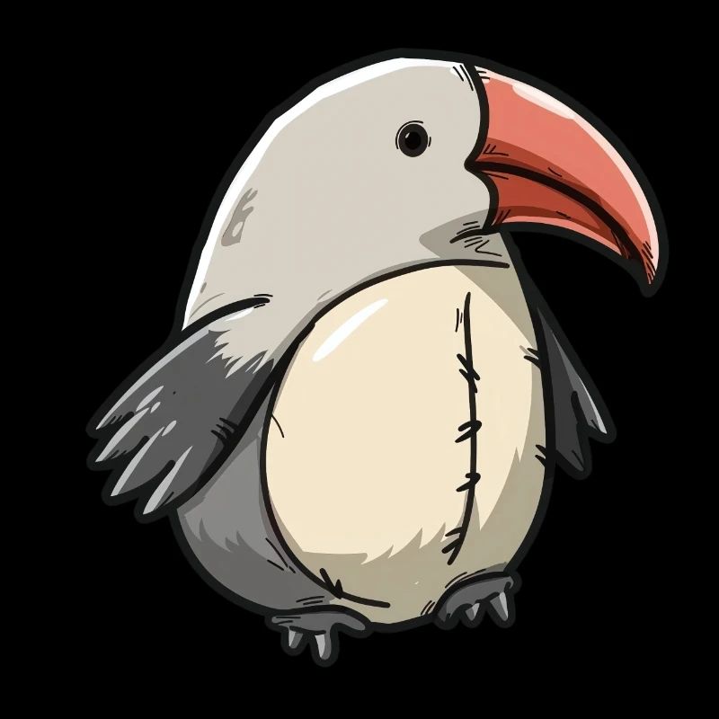 Süßer Tukan Vogel Karikatur Style