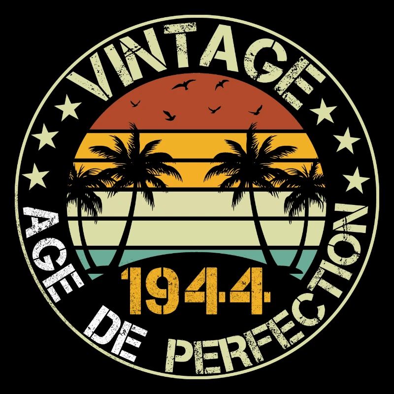Vintage 1944 cadeau année de naissance 1944 rétro