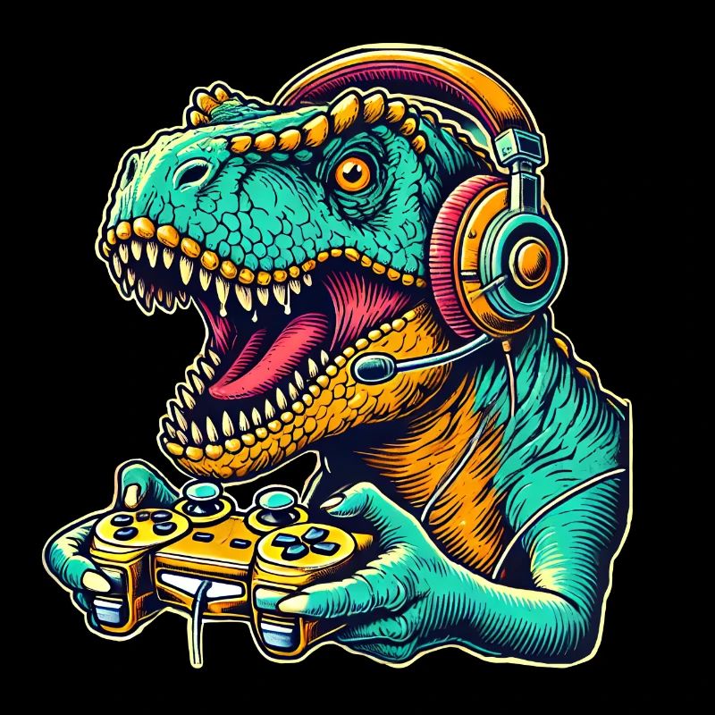 T Rex Dinosaurier Gaming