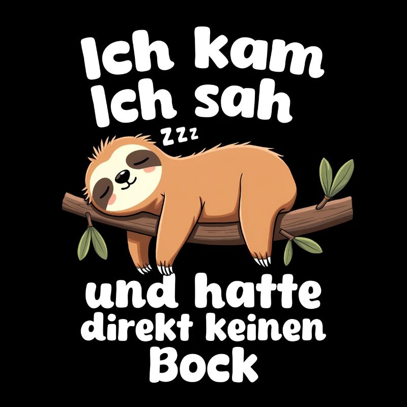 Morgenmuffel Mitarbeiter Faultier Langschläfer