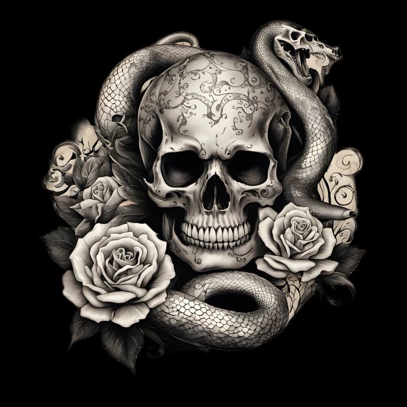 Crâne Mort Vintage Rocker