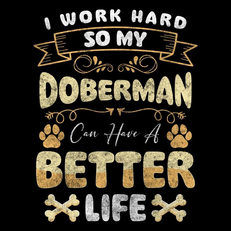 Dobermann Rassehund Schutz Wachschutz