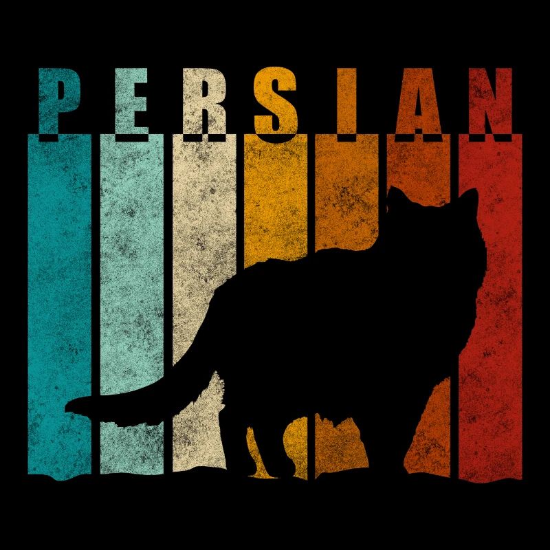 Éventail de chat persan