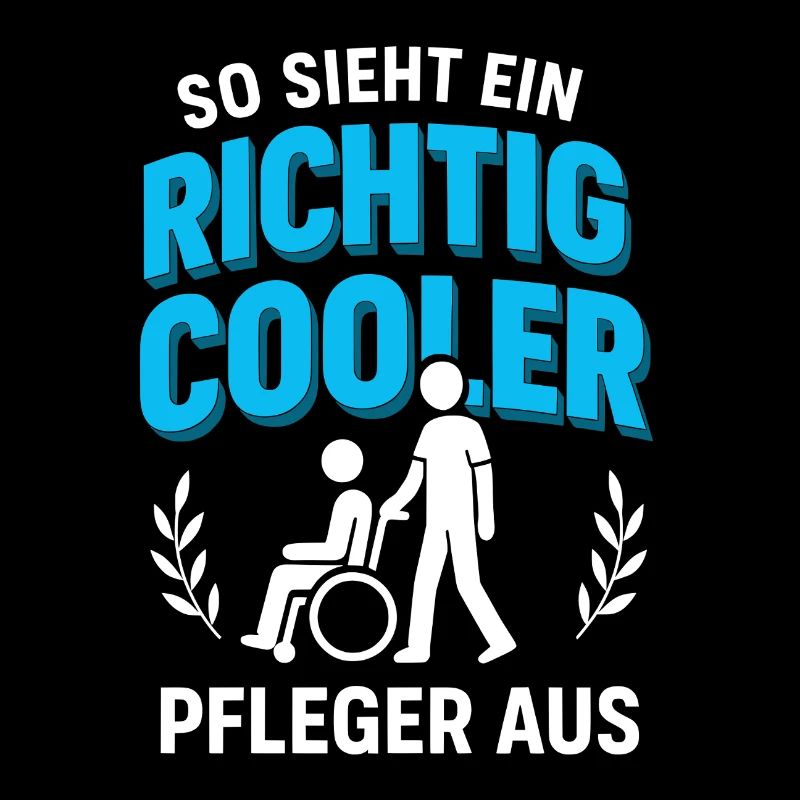 So sieht ein cooler Pfleger aus Altenpfleger