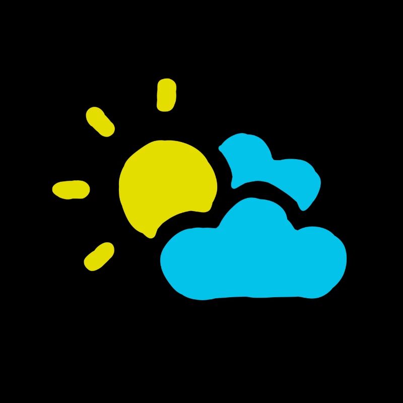 Cloudy sun clouds sky summer spring