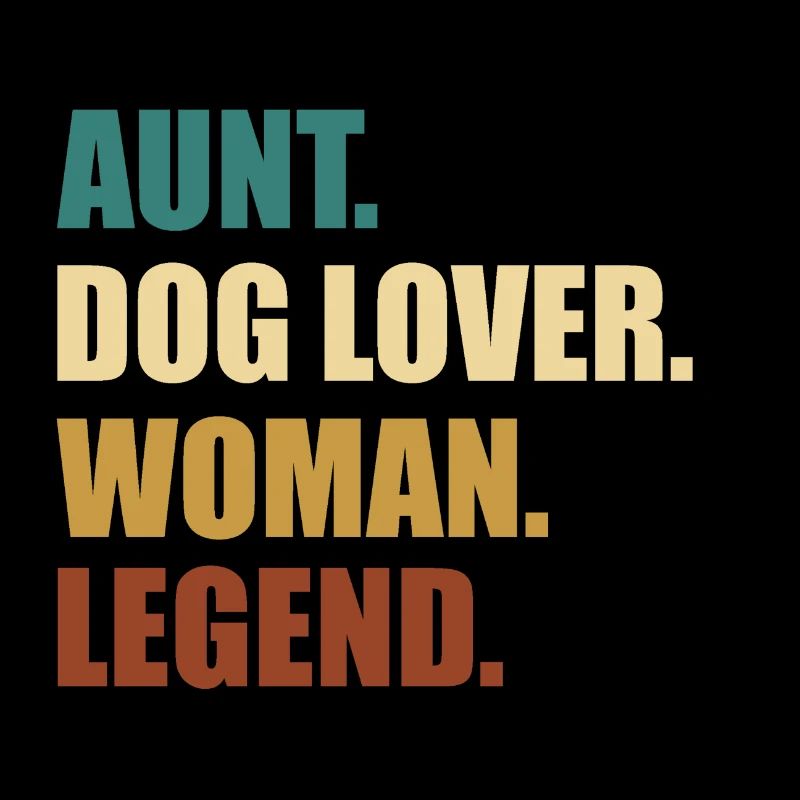 Légende de tante de chien