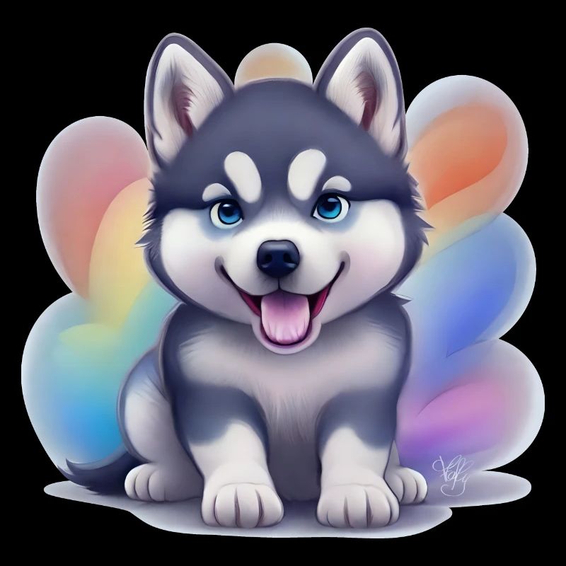 Chiot Husky Sibérien