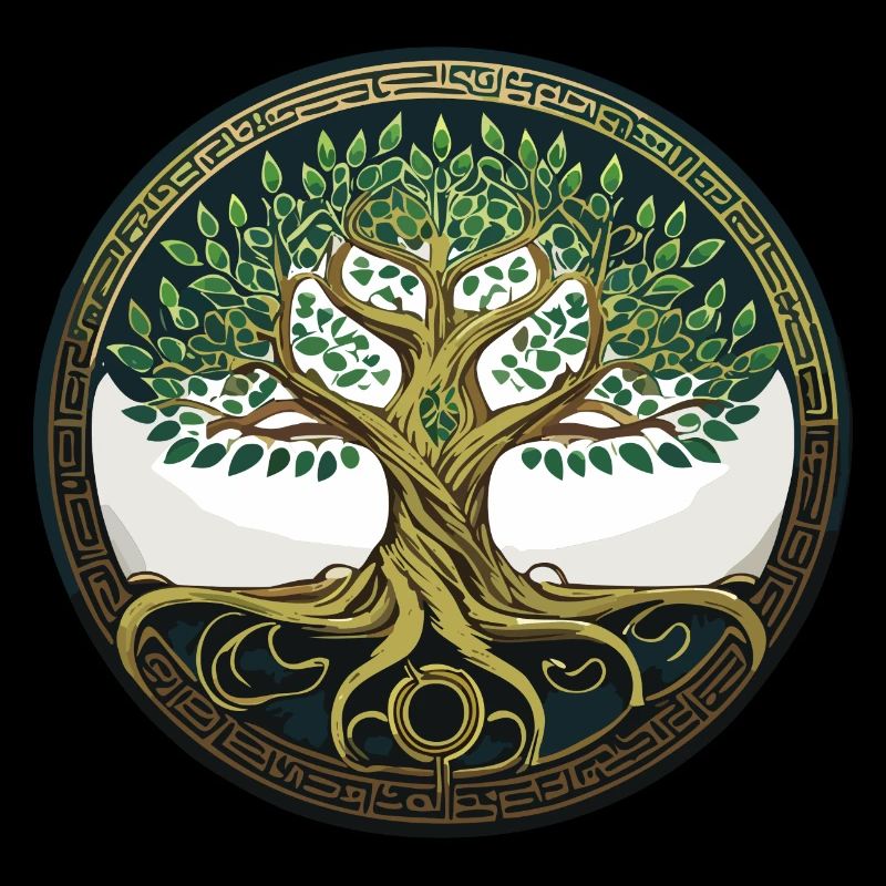 Baum des Lebens Wikinger Midgard Thor Walhalla