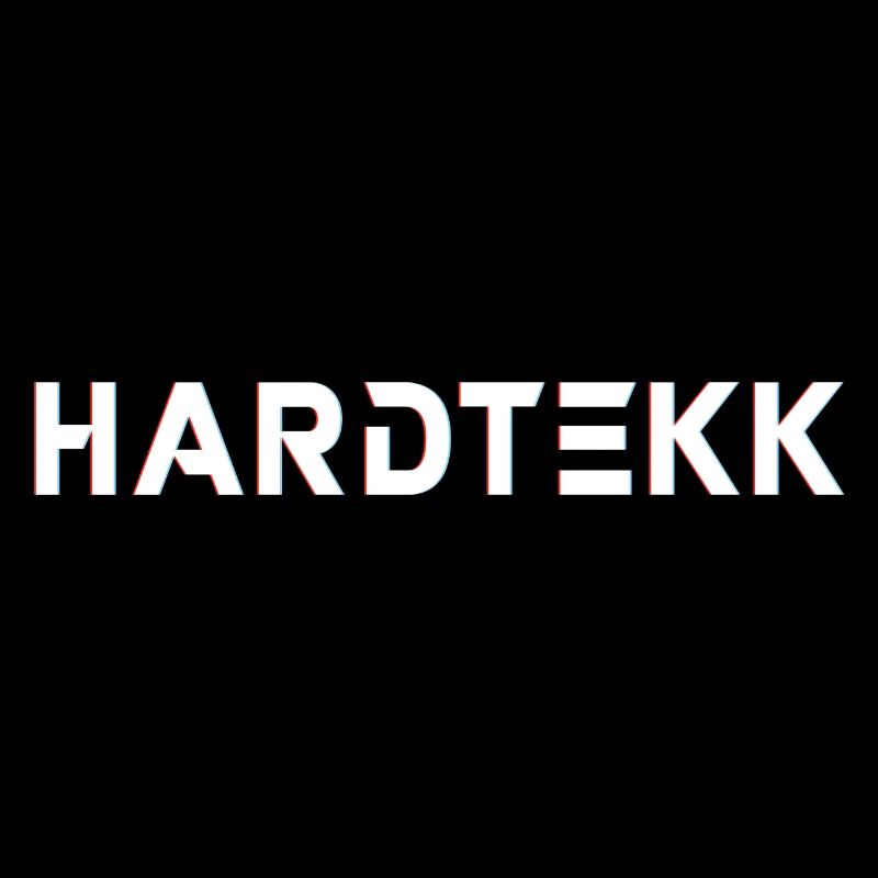 Hardtekk - Techno - Rave - Lettrage Hardtekk