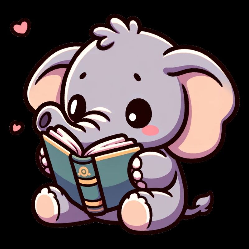 Elefant liest Elefanten-Märchenstunde Strampler