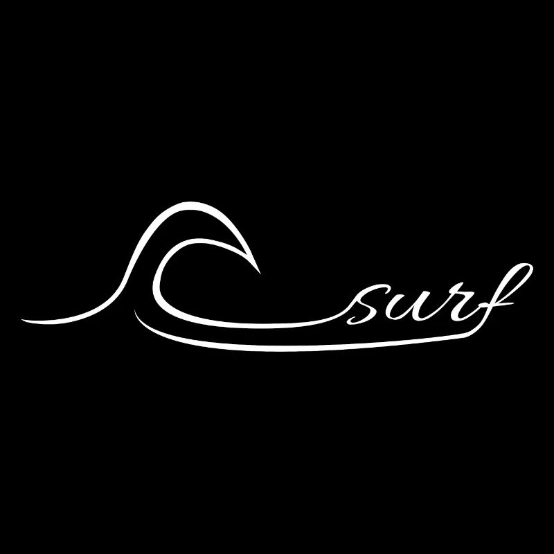 Surfer ocean surfing gift wave shaka