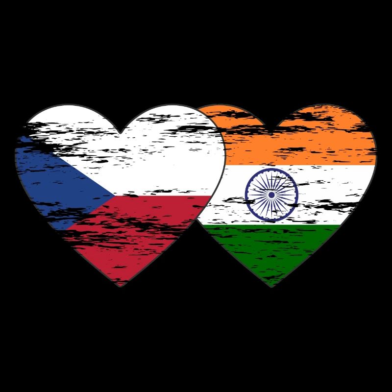 République tchèque Inde Drapeau utilisé