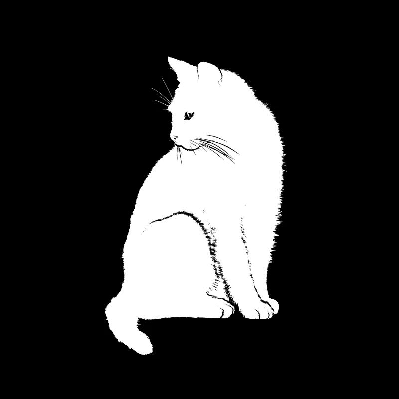 CAT SITS ET BLANC | IDEE CADEAU