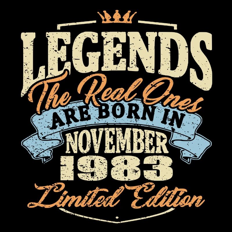 Echte Legenden werden im November 1983 geboren