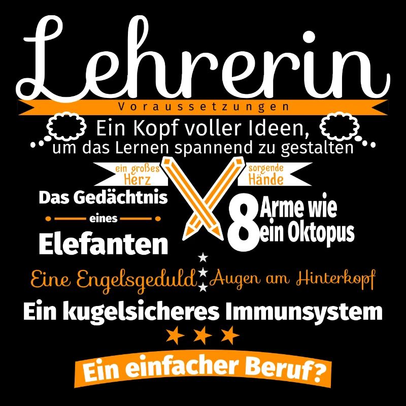 Lehrerin-Voraussetzung