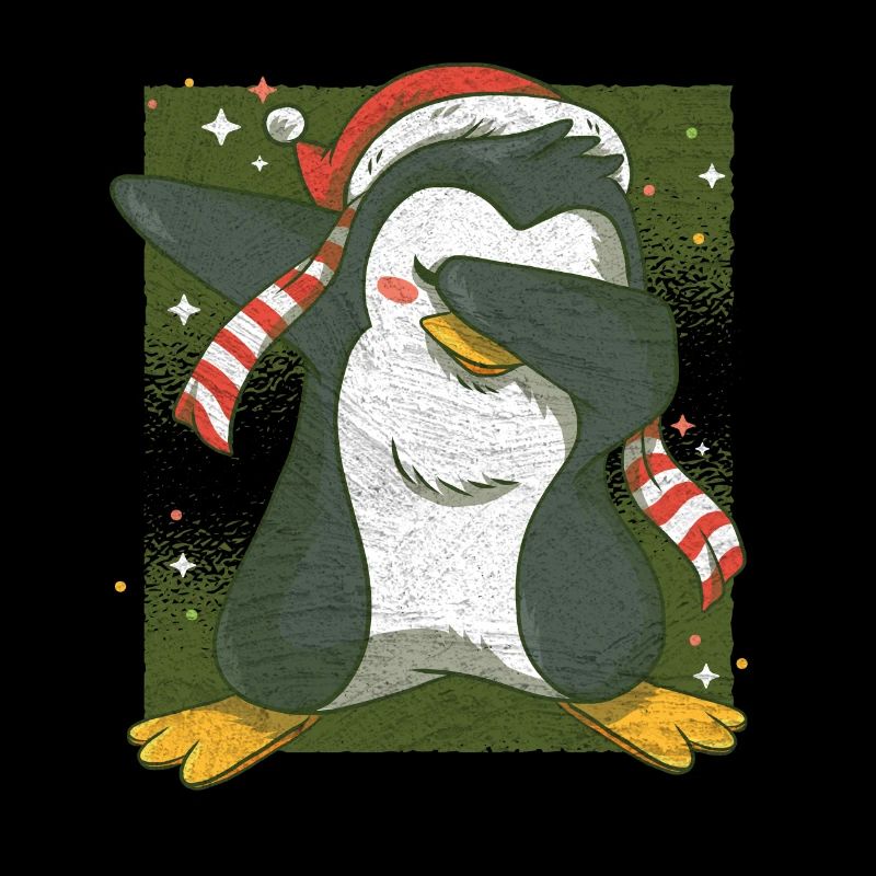 Christmas Christmassy Penguin Dabbing Gift