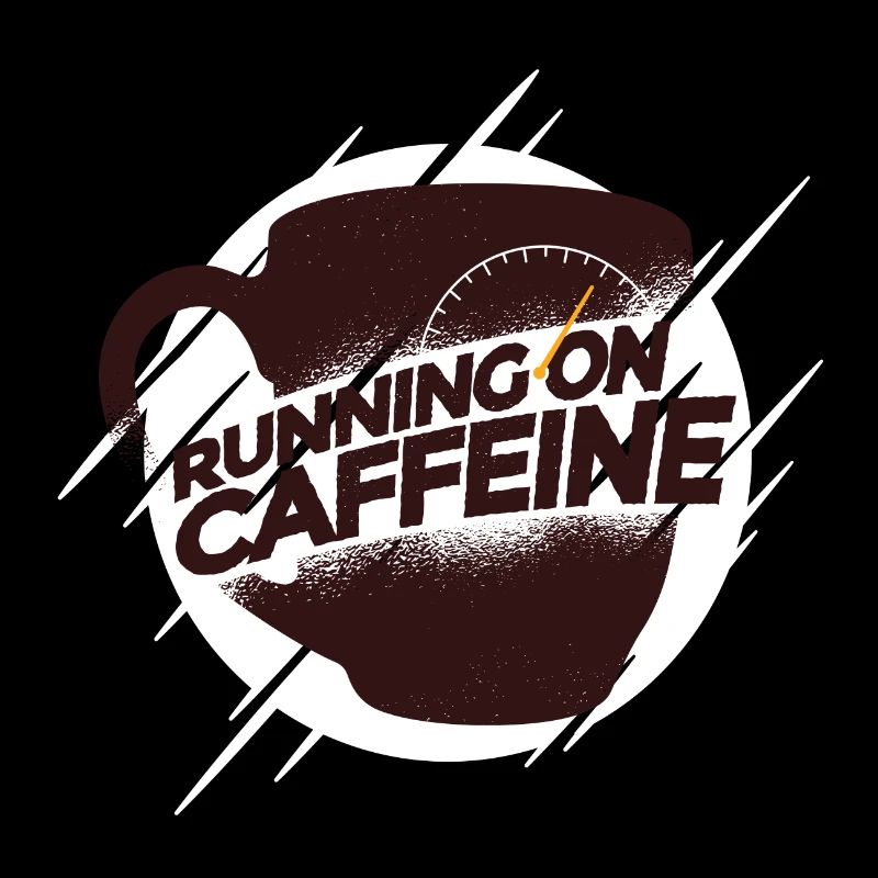 Kaffee Koffein Kaffeebohne - Running on caffeine