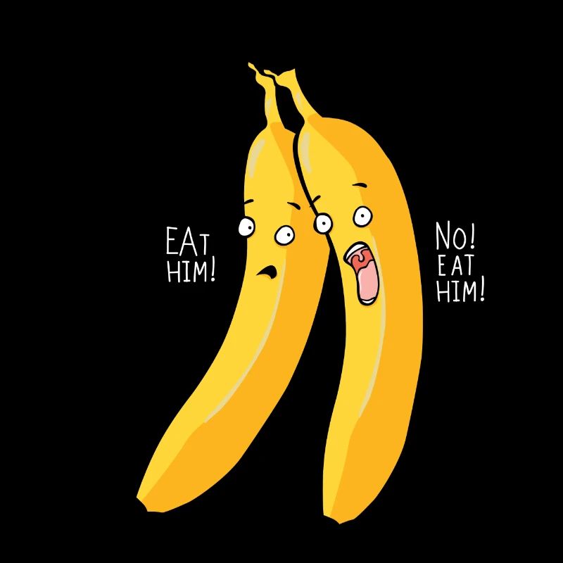 Spruch Banane lustiger Comic Geschenkidee