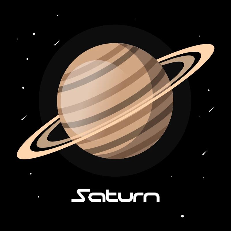 Saturn Ring Space Planet Solar System Stars