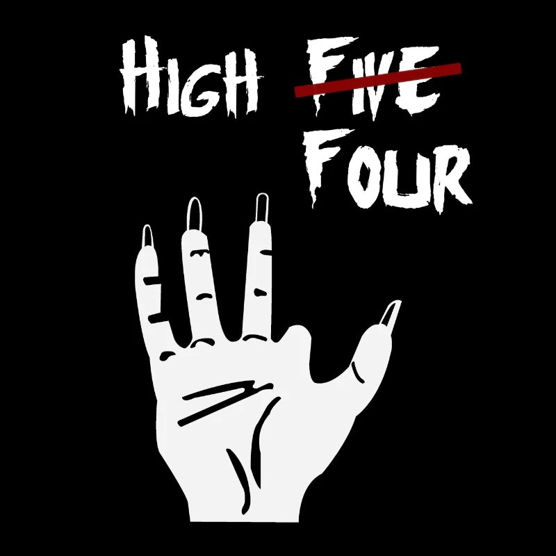 High Five Four - Zombie Hand Halloween Gift