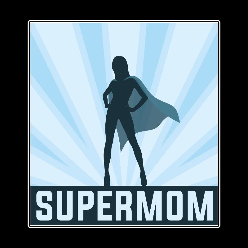 Supermom Maternité Super maman Maman Super-Héros