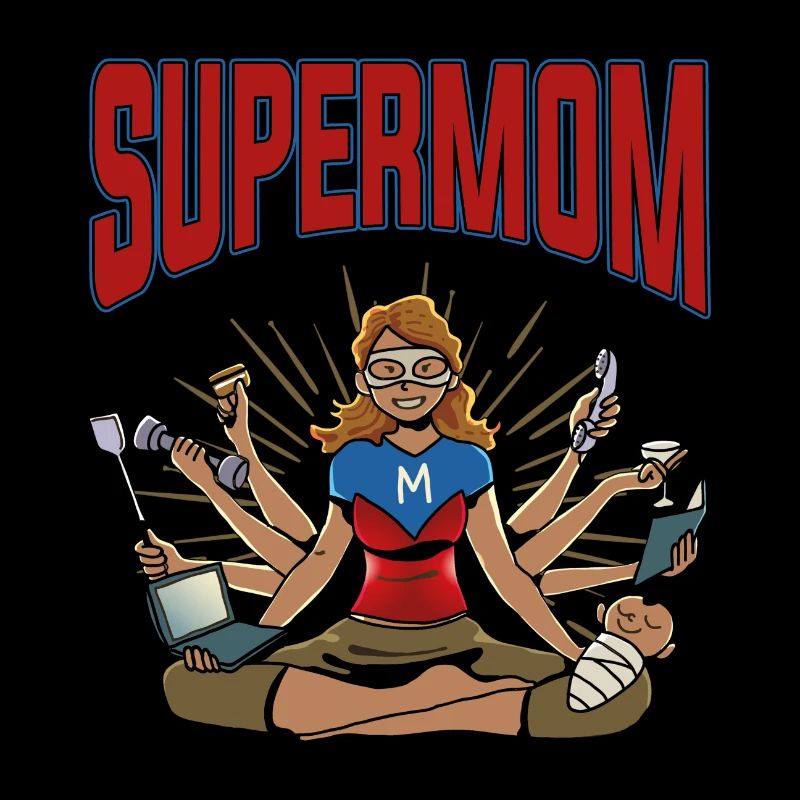 Mutterschaft Mutter Superheld Supermama Supermom
