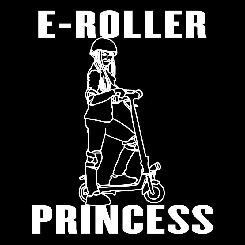 Elektro Roller Prinzessin E-Roller Geschenkidee