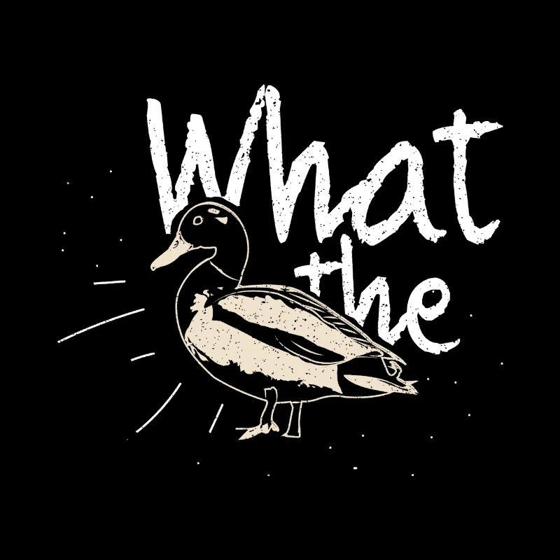 Canard disant cadeau