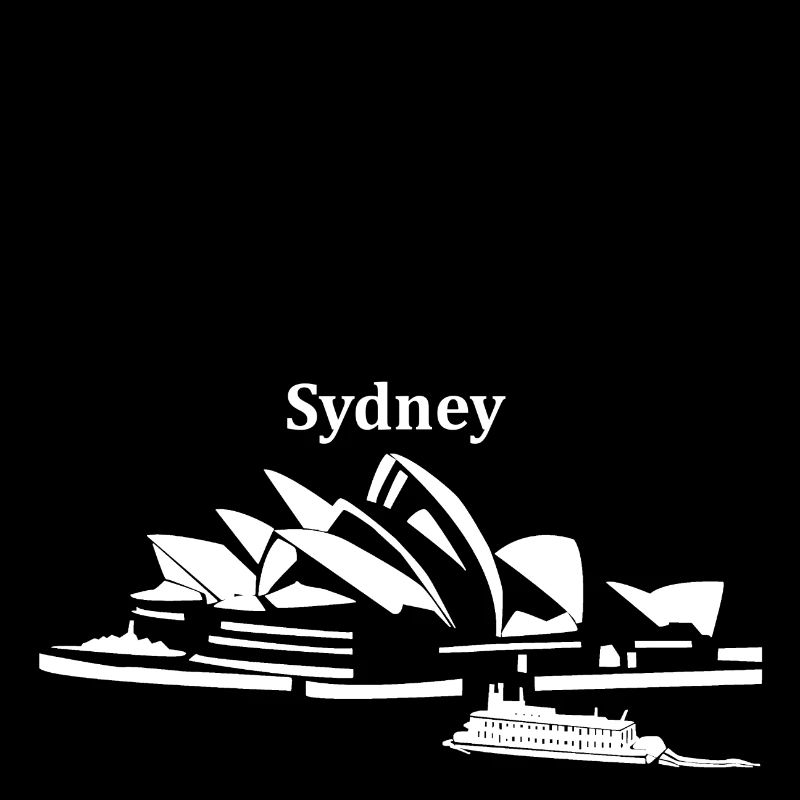 Sydney T-Shirt Hoodie Pullover Geschenk Urlaub