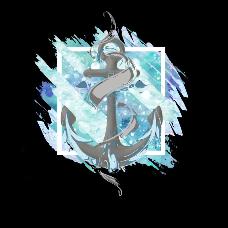 Anker Schiff See Meer Blau Geschenk Geschenkidee