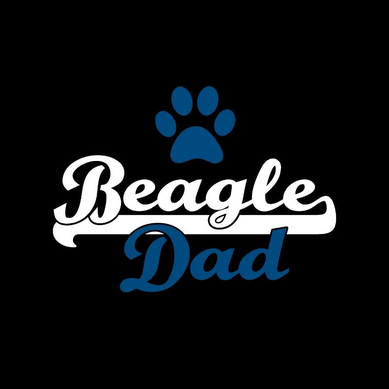 Beagle Dad, Dog Daddy, Quote, Gift Idea