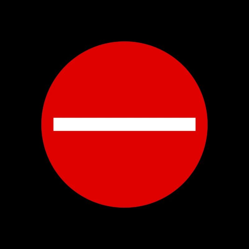 Schild Durchfahrt verboten