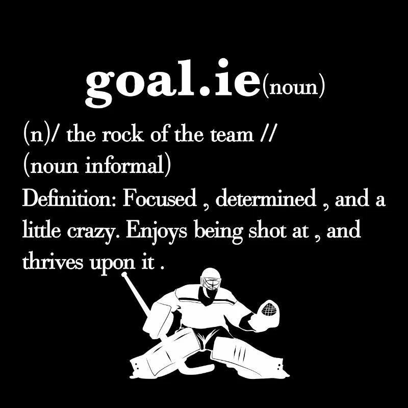 Hockey Goalie Definiton