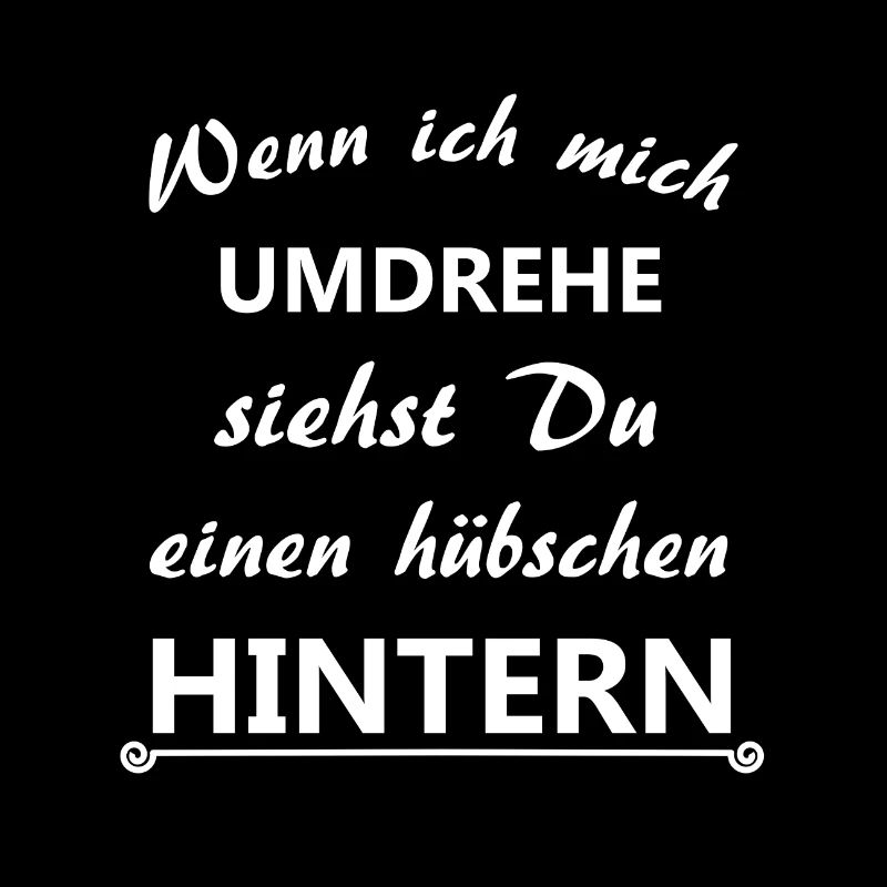 Lustiger Hintern Spruch