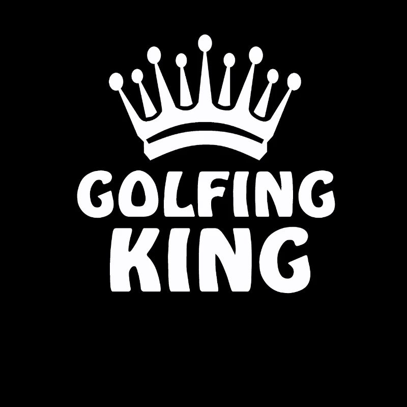 Golfer king crown golfing golf sport golf course