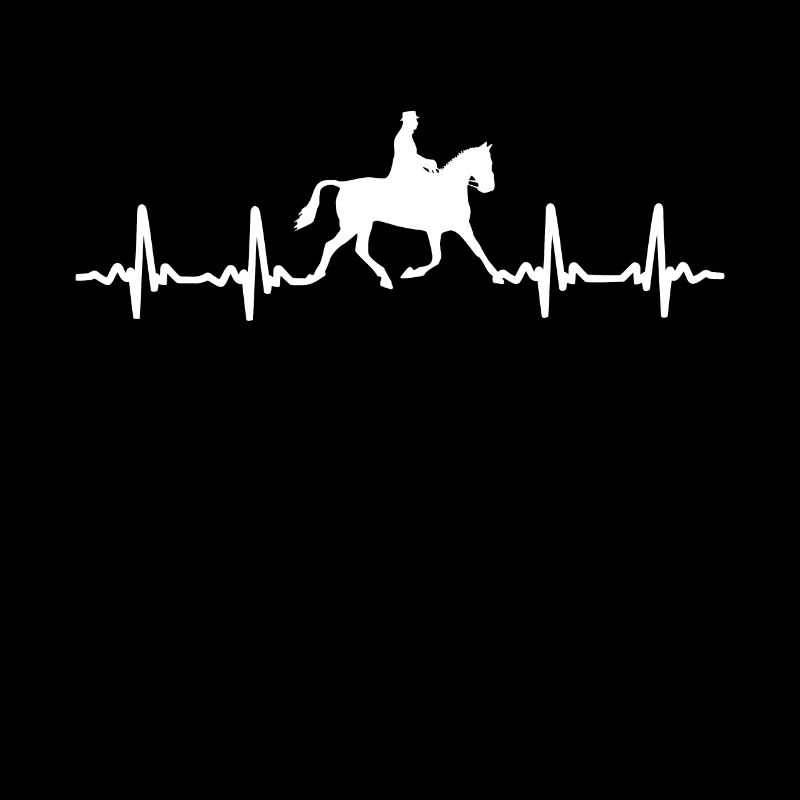 Heartbea Pferd Herzschlag T-Shirts