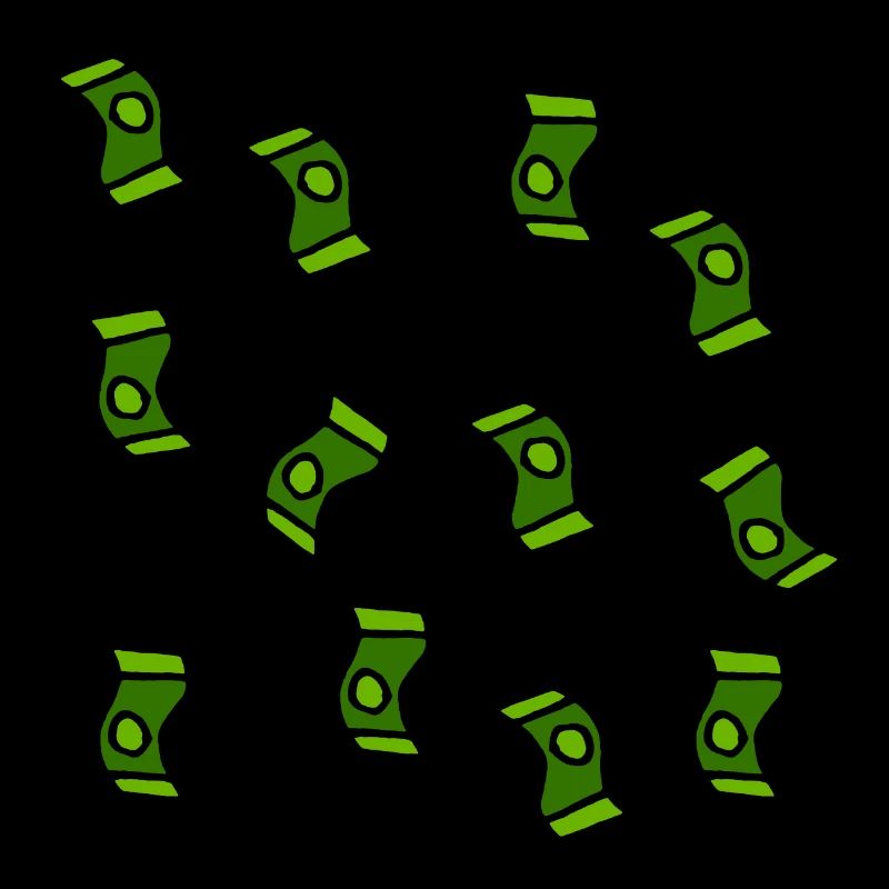 Geldregen Geldscheine Geschenk