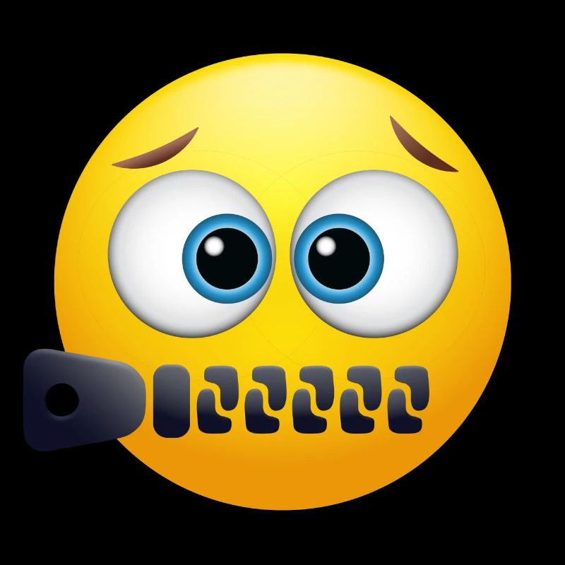 EMOJI avec fermeture éclair cool & conception drôle