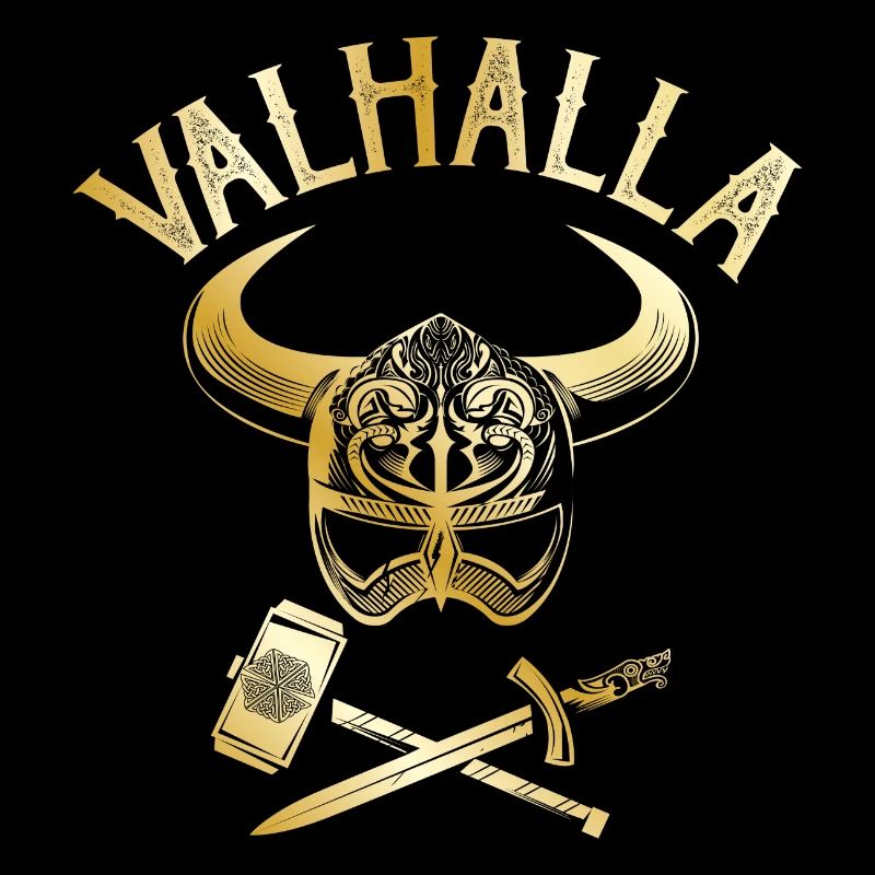 wikinger helm gold valhalla