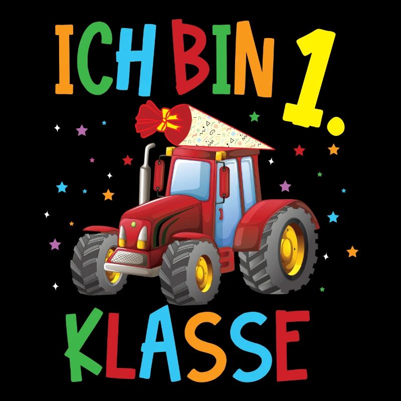 Einschulung Traktor - 1. Klasse Schule 2020