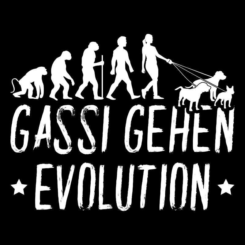 Gassi Gehen Evolution Hunde