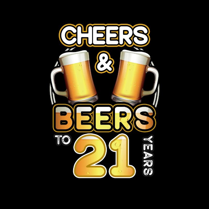 Cheers - Bières à 21 ans, tourner 21e anniversaire tee