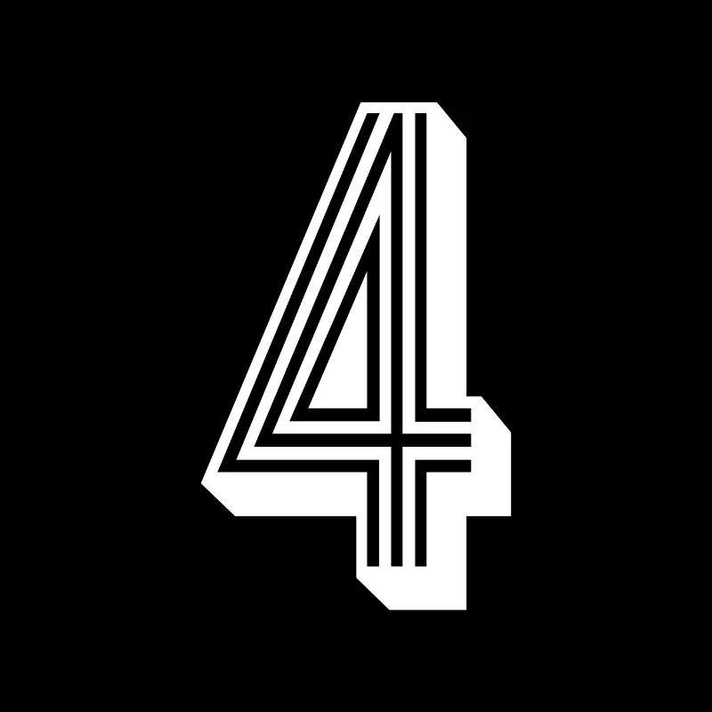 4 ans numéro maillot 4