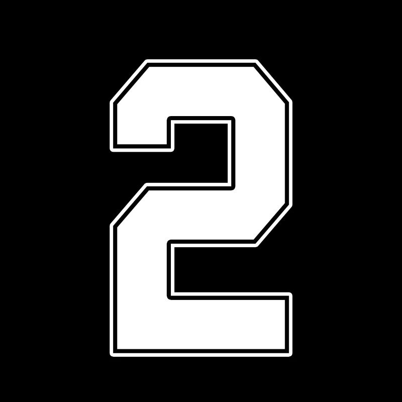 2 ans numéro maillot 2