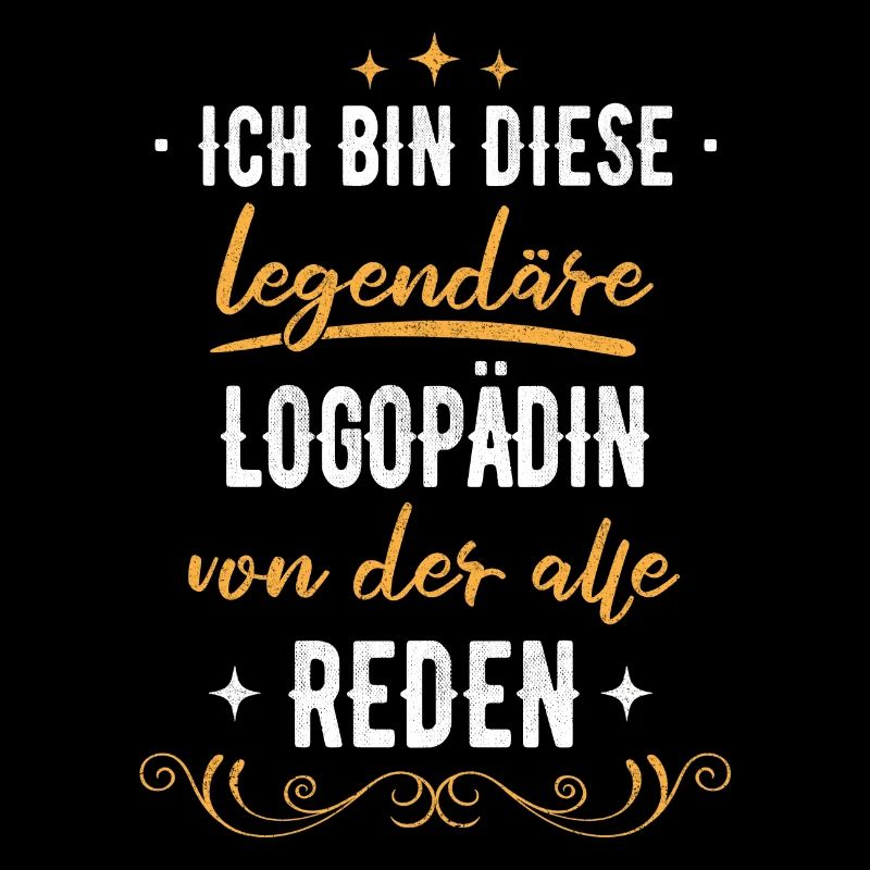 Logopädin Logopädie Rehabilitation Beruf Spruch