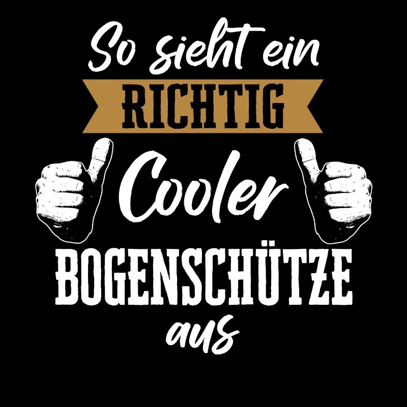 Bogenschießen Bogenschütze Pfeil und Bogen Spruch