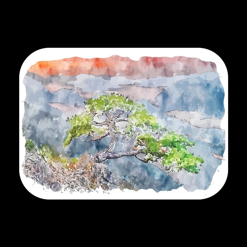 Corée du Sud Point de repère Aquarelle Dessin d’esquisse