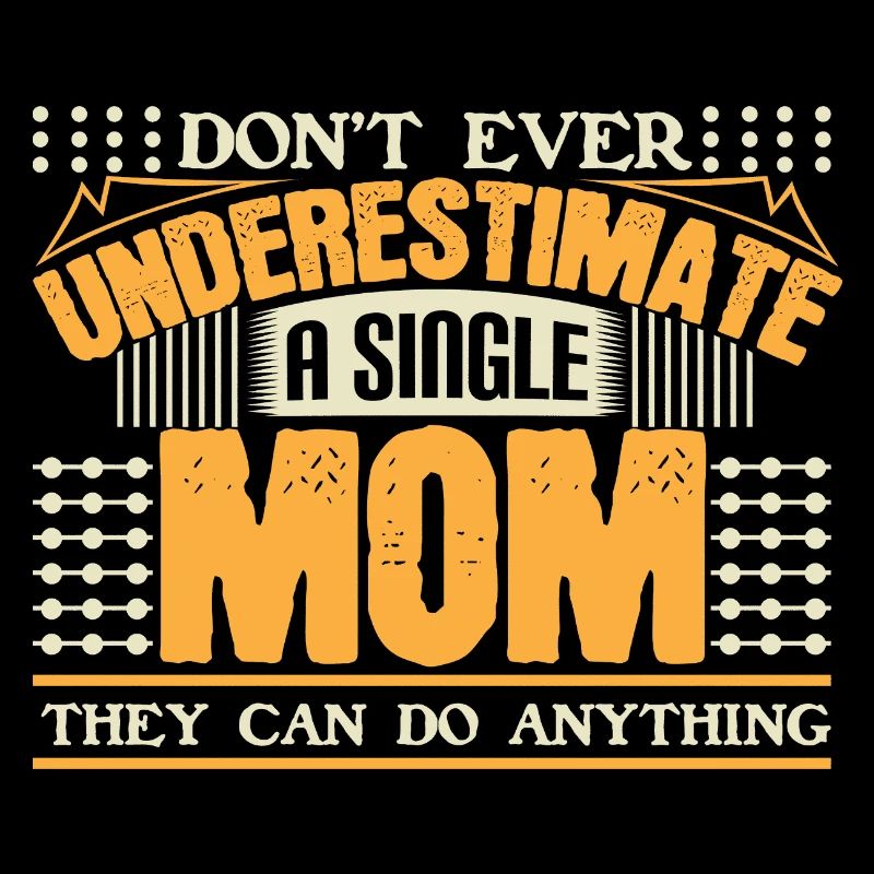 Alleinerziehende Mutter Mum Respekt Geschenk