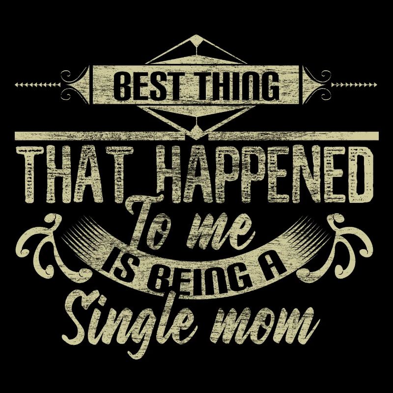 Alleinerziehende Mutter Mum Stolz Geschenk