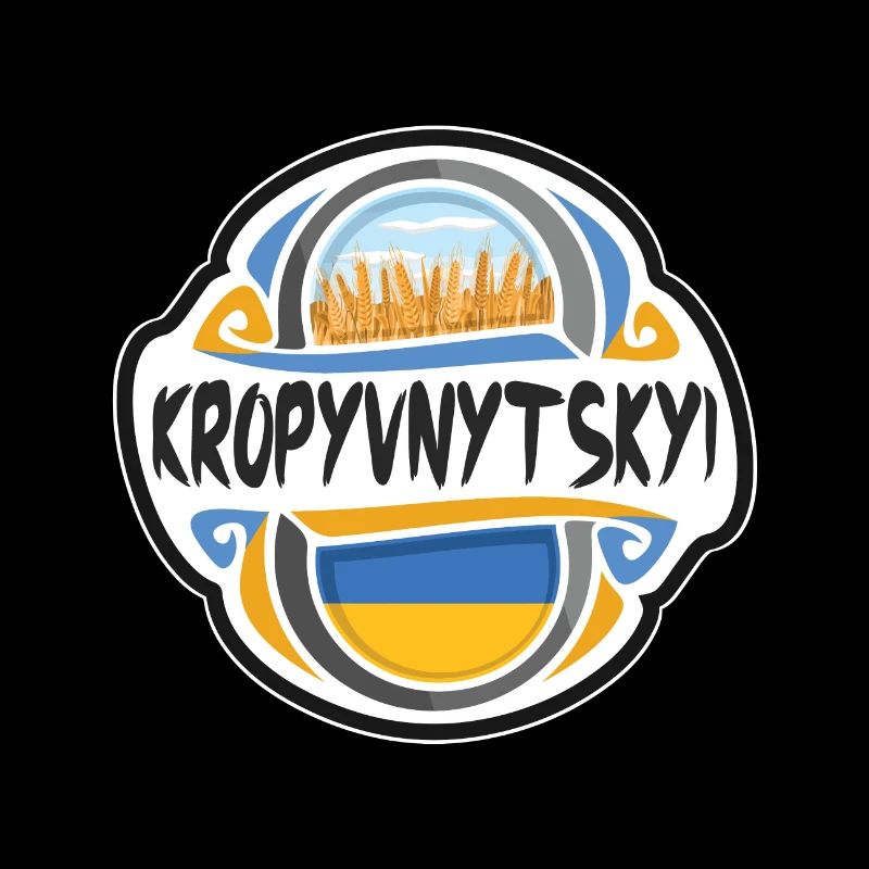 Kropyvnytskyi Ukraine Drapeau Voyage Souvenir Badge S